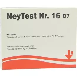 NEYTEST No.16 D 7 Ampollas, 5X2 ml
