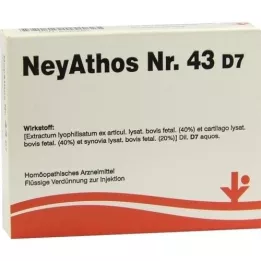 NEYATHOS No.43 D 7 Ampollas, 5X2 ml