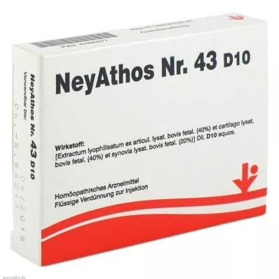 NEYATHOS No.43 D 10 Ampollas, 5X2 ml