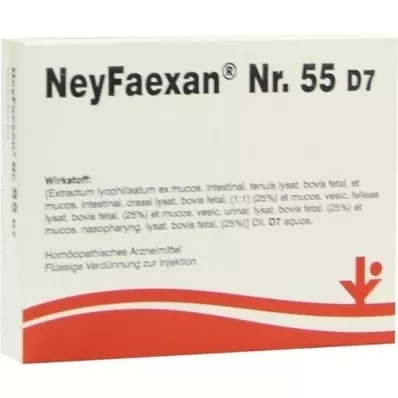 NEYFAEXAN No.55 D 7 Ampollas, 5X2 ml