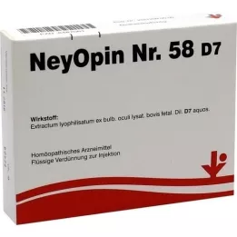 NEYOPIN No.58 D 7 Ampollas, 5X2 ml