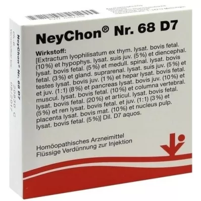 NEYCHON No.68 D 7 Ampollas, 5X2 ml