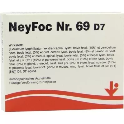 NEYFOC No.69 D 7 Ampollas, 5X2 ml