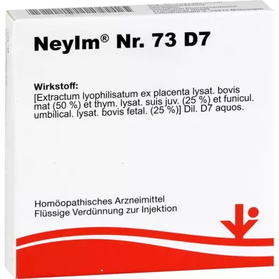 NEYIM No.73 D 7 Ampollas, 5X2 ml