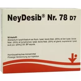 NEYDESIB No.78 D 7 Ampollas, 5X2 ml