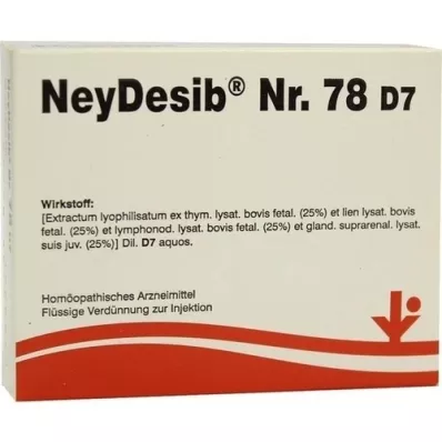 NEYDESIB No.78 D 7 Ampollas, 5X2 ml