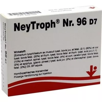 NEYTROPH No.96 D 7 Ampollas, 5X2 ml