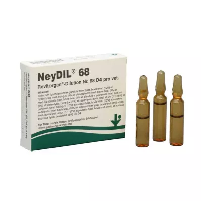 NEYDIL No.68 Revitorgan Dil.D 4 por vet. ampollas, 5X2 ml