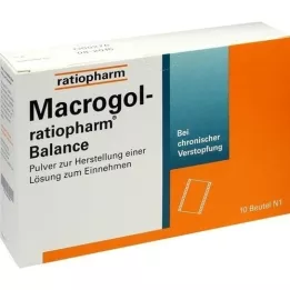 MACROGOL-ratiopharm Balance Plv.z.H.e.L.z.Einn., 10 uds