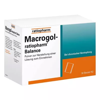 Macrogol ratiopharm Balance polvo para oral H.e. solución, 30 piezas