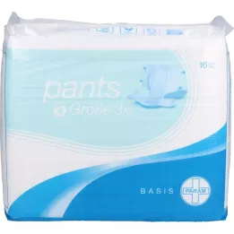 PARAM Pantalones Basis Gr.3 XL, 16 uds