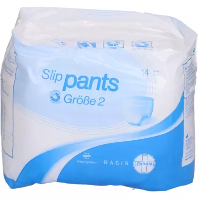 PARAM Pantalones Slip Basis Gr.2, 14 piezas