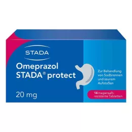 OMEPRAZOL STADA proteger 20 mg comprimidos con recubrimiento entérico, 14 uds