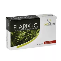 FLARIX+C Cápsulas de Taxifolina de Extracto de Alerce, 40 uds