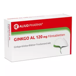GINKGO AL 120 mg comprimidos recubiertos con película, 60 uds