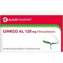 GINKGO AL 120 mg comprimidos recubiertos con película, 120 uds