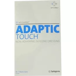 ADAPTIC Apósito de silicona no adhesiva Touch 5x7,6 cm, 10 uds