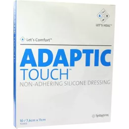 ADAPTIC Apósito de silicona no adhesiva Touch 7,6x11 cm, 10 uds