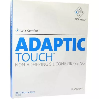 Adaptic Touch 7,6x11cm Non Adher.Sil.D.Wundgaze, 10 piezas