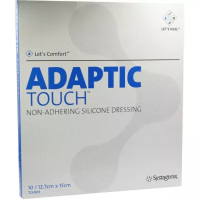 Adaptic Touch 12,7x15cm Non Adher.Sil.D.Wundgaze, 10 uds