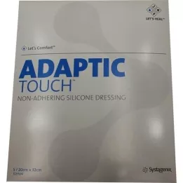 ADAPTIC Apósito de silicona no adhesiva Touch 20x32 cm, 5 uds