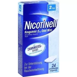 NICOTINELL Chicle Cool Mint 2 mg, 24 uds