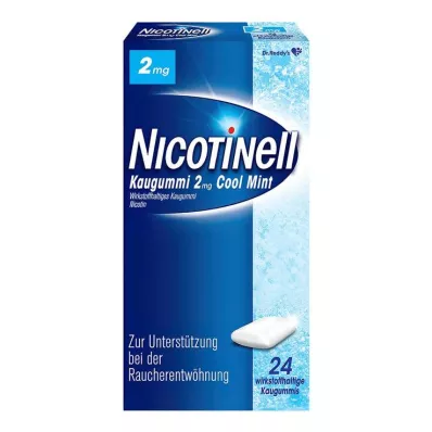 NICOTINELL Chicle Cool Mint 2 mg, 24 uds