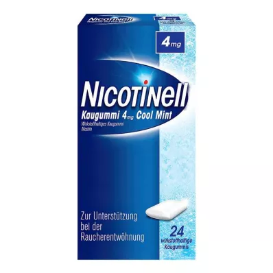 NICOTINELL Chicle Cool Mint 4 mg, 24 uds