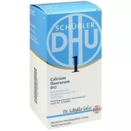 BIOCHEMIE DHU 1 Calcium fluoratum D 12 comprimidos, 420 uds