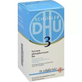 BIOCHEMIE DHU 3 Ferrum phosphoricum D 6 comprimidos, 420 uds