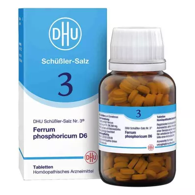 BIOCHEMIE DHU 3 Ferrum phosphoricum D 6 comprimidos, 420 uds