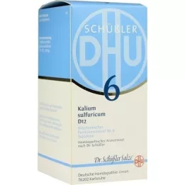 BIOCHEMIE DHU 6 Kalium sulphuricum D 12 comprimidos, 420 uds