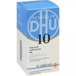 BIOCHEMIE DHU 10 Natrium sulphuricum D 6 comprimidos, 420 uds