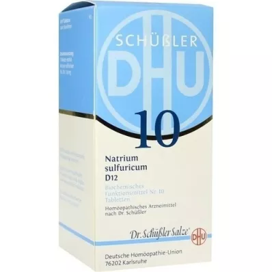 BIOCHEMIE DHU 10 Natrium sulphuricum D 12 comprimidos, 420 uds