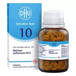 BIOCHEMIE DHU 10 Natrium sulphuricum D 12 comprimidos, 420 uds