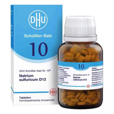 BIOCHEMIE DHU 10 Natrium sulphuricum D 12 comprimidos, 420 uds