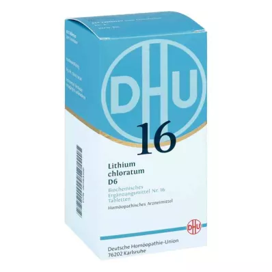BIOCHEMIE DHU 16 Clorato de litio D 6 comprimidos, 420 uds