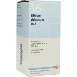 BIOCHEMIE DHU 16 Clorato de litio D 12 comprimidos, 420 uds