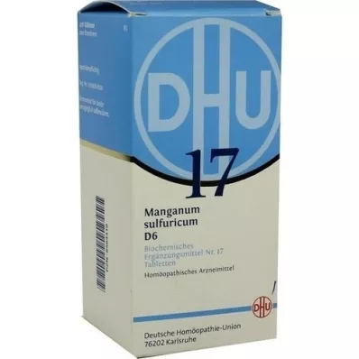 BIOCHEMIE DHU 17 Manganum sulphuricum D 6 comprimidos, 420 uds