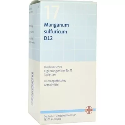 BIOCHEMIE DHU 17 Manganum sulphuricum D 12 tbl, 420 uds