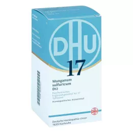 BIOCHEMIE DHU 17 Manganum sulphuricum D 12 tbl, 420 uds
