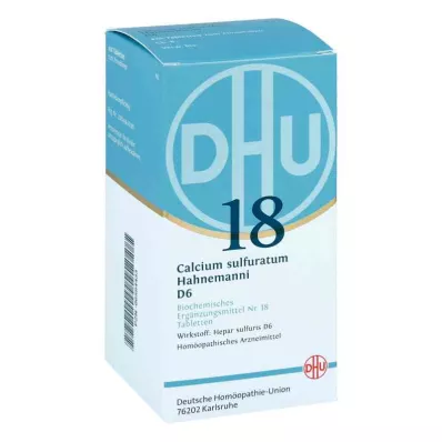 BIOCHEMIE DHU 18 Calcium sulphuratum D 6 comprimidos, 420 uds