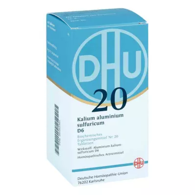 BIOCHEMIE DHU 20 Alumbre de potasio.azufre.D 6 pastillas, 420 uds