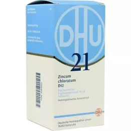 BIOCHEMIE DHU 21 Zincum chloratum D 12 comprimidos, 420 uds