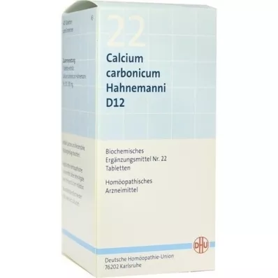 BIOCHEMIE DHU 22 Calcio carbónico D 12 comprimidos, 420 uds