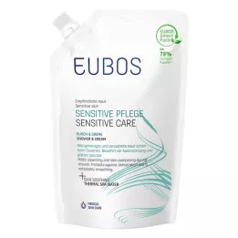 EUBOS SENSITIVE Ducha &amp; Recambio de crema, 400 ml