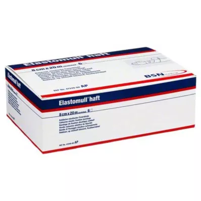 ELASTOMULL venda de fijación adhesiva de 8 cmx20 m, 6 uds