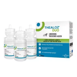 THEALOZ Gotas oftálmicas Duo, 3X10 ml