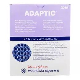 ADAPTIC 12,7x22,9 cm apósito húmedo para heridas, 12 uds