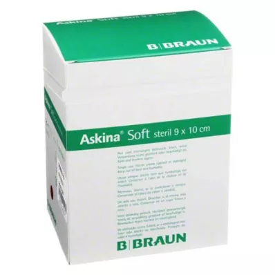 ASKINA Apósito blando 9x10 cm estéril, 50 uds